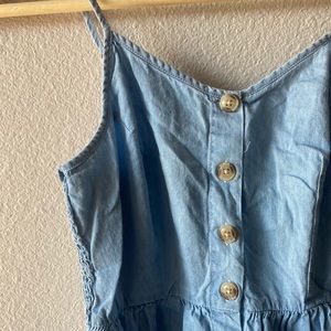 Jean dress with buttons down the front